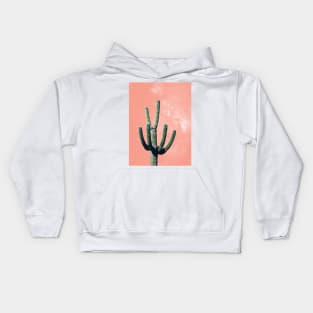 Cactus Mexican Succulent Pink Tropical Kids Hoodie